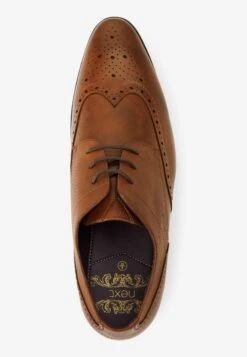 Next Wide Fit Brogue Shoes - Stringate Eleganti - Tan Brown 7 Next Wide Fit Brogue Shoes - Stringate Eleganti - Tan Brown -Chic Scarpe Negozio 0007e2235d454ddc854b8dad2283ec71