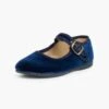 Merceditas- Ballerine Con Cinturino - Azul Marino