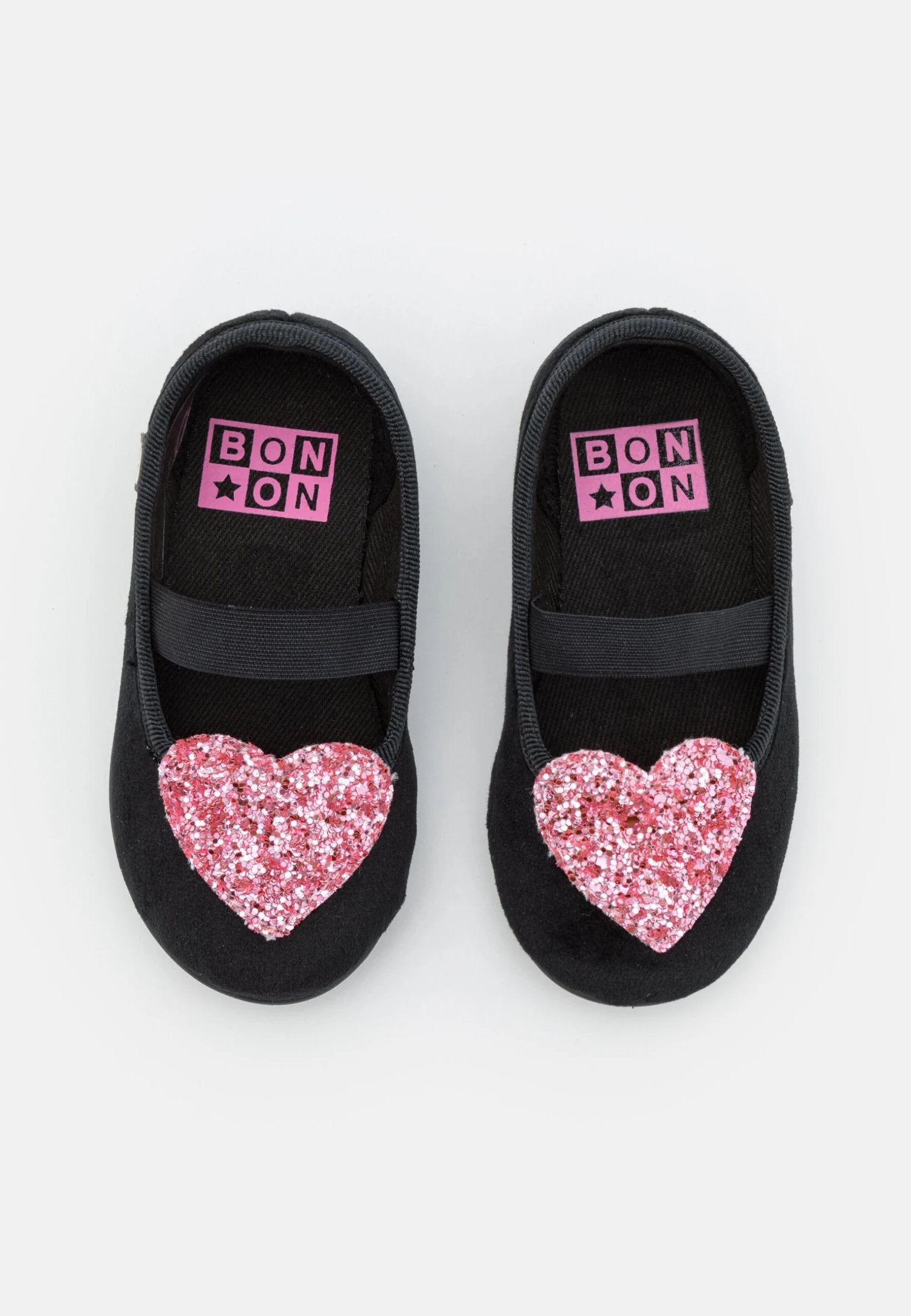 Bonton Sarra Chausson Coeur - Ballerine Con Cinturino - Noir 4 Bonton Sarra Chausson Coeur - Ballerine Con Cinturino - Noir - immagine 4