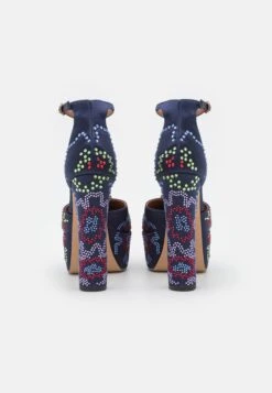 Kurt Geiger London Kensington Platform - Scarpe Con Plateau - Blue -Chic Scarpe Negozio 03d47c1130434e8dbe990791329a6432