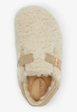 Next Pantofole - Ecru Cream Borg -Chic Scarpe Negozio 06dd97df8cf2467a87fc09dd72708213