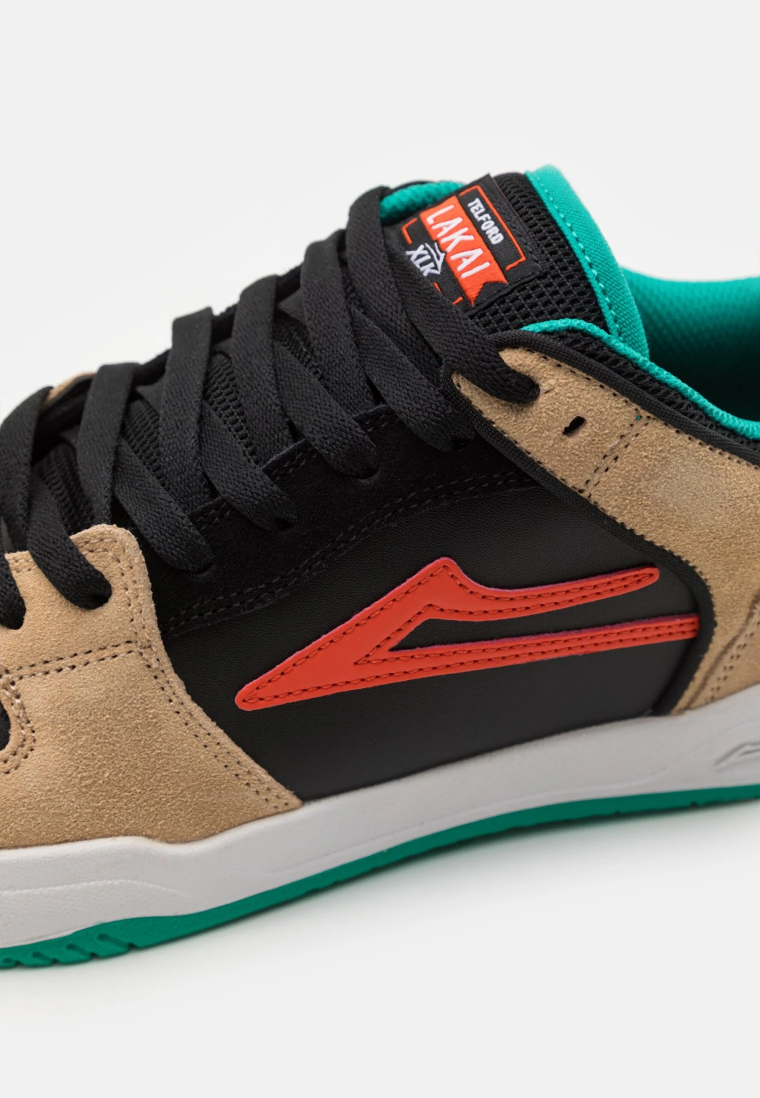 Lakai Telford Unisex - Scarpe Skate - Tan/Black 6 Lakai Telford Unisex - Scarpe Skate - Tan/Black - immagine 6