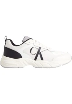 Calvin Klein RetroSneakers BasseCreamy White Black Uomo Sneaker 6CA12M00W-B11
