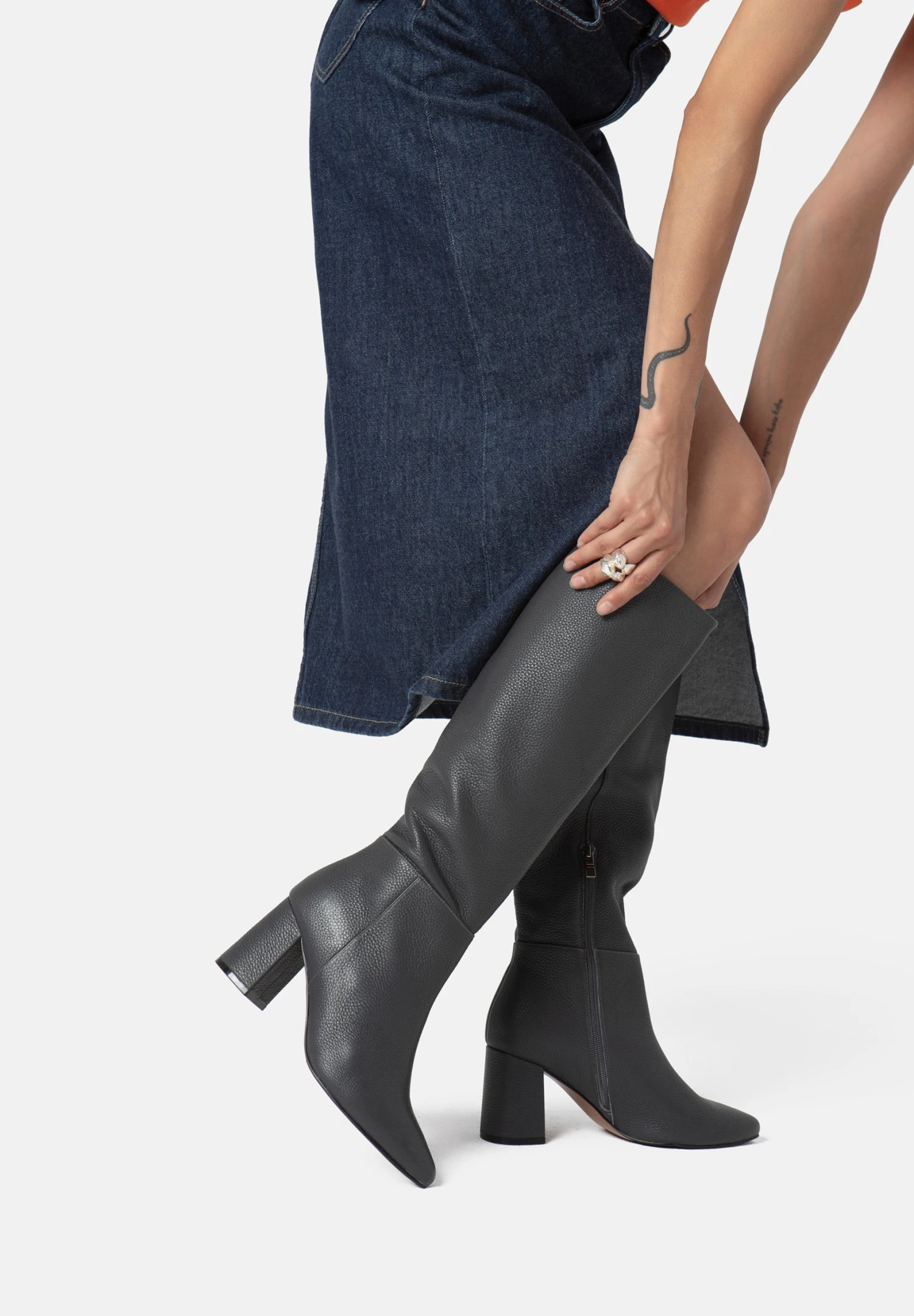 L37 Miss Agent - Stivali Con I Tacchi - Grey 1 L37 Miss Agent - Stivali Con I Tacchi - Grey