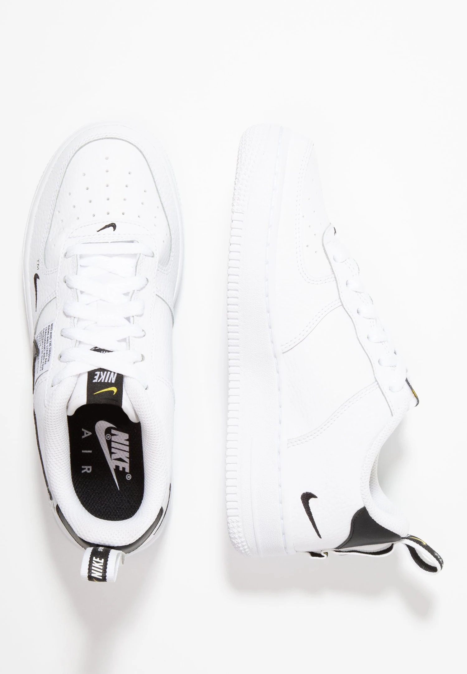 Nike Sportswear Air Force Sneakers BasseWhite/Black/Tour Yellow Bambini Sneakers NI114D08J-A11 1 Nike Sportswear Air Force Sneakers BasseWhite/Black/Tour Yellow Bambini Sneakers NI114D08J-A11