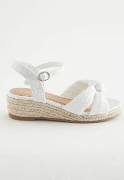 Next Knot Detail Wedgesfit (F)SandaliWhite Broderie Bambini Sandali NX313G0EP-A11