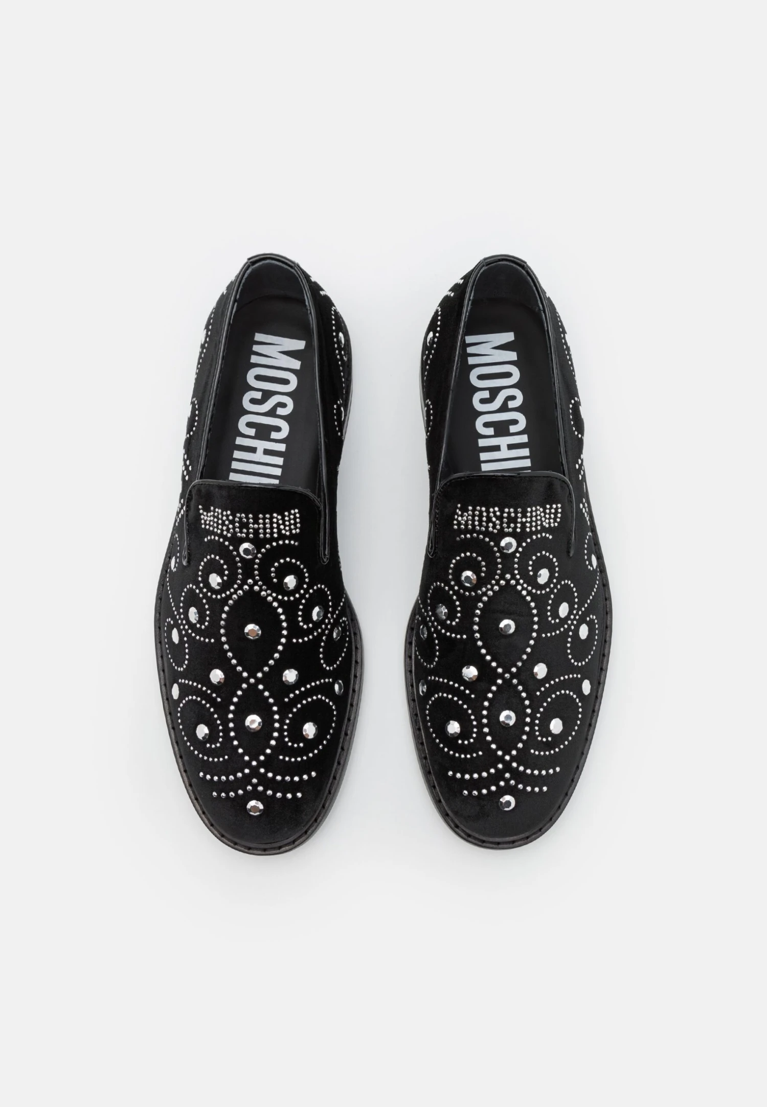 MOSCHINO Shiny StudsScarpe Senza LacciBlack Uomo Scarpe Basse 6MO12C015-Q11 6 MOSCHINO Shiny StudsScarpe Senza LacciBlack Uomo Scarpe Basse 6MO12C015-Q11 - immagine 6