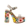 Steve Madden SixtiesSandali Con TaccoCream Floral Donna Scarpe ST311A0UU-B11