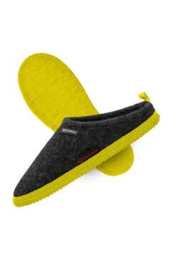 Giesswein Woolpops - Pantofole - Anthrazit/Lime 15 Giesswein Woolpops - Pantofole - Anthrazit/Lime -Chic Scarpe Negozio 2e891674e1ed4772bb89b43489a0aa83