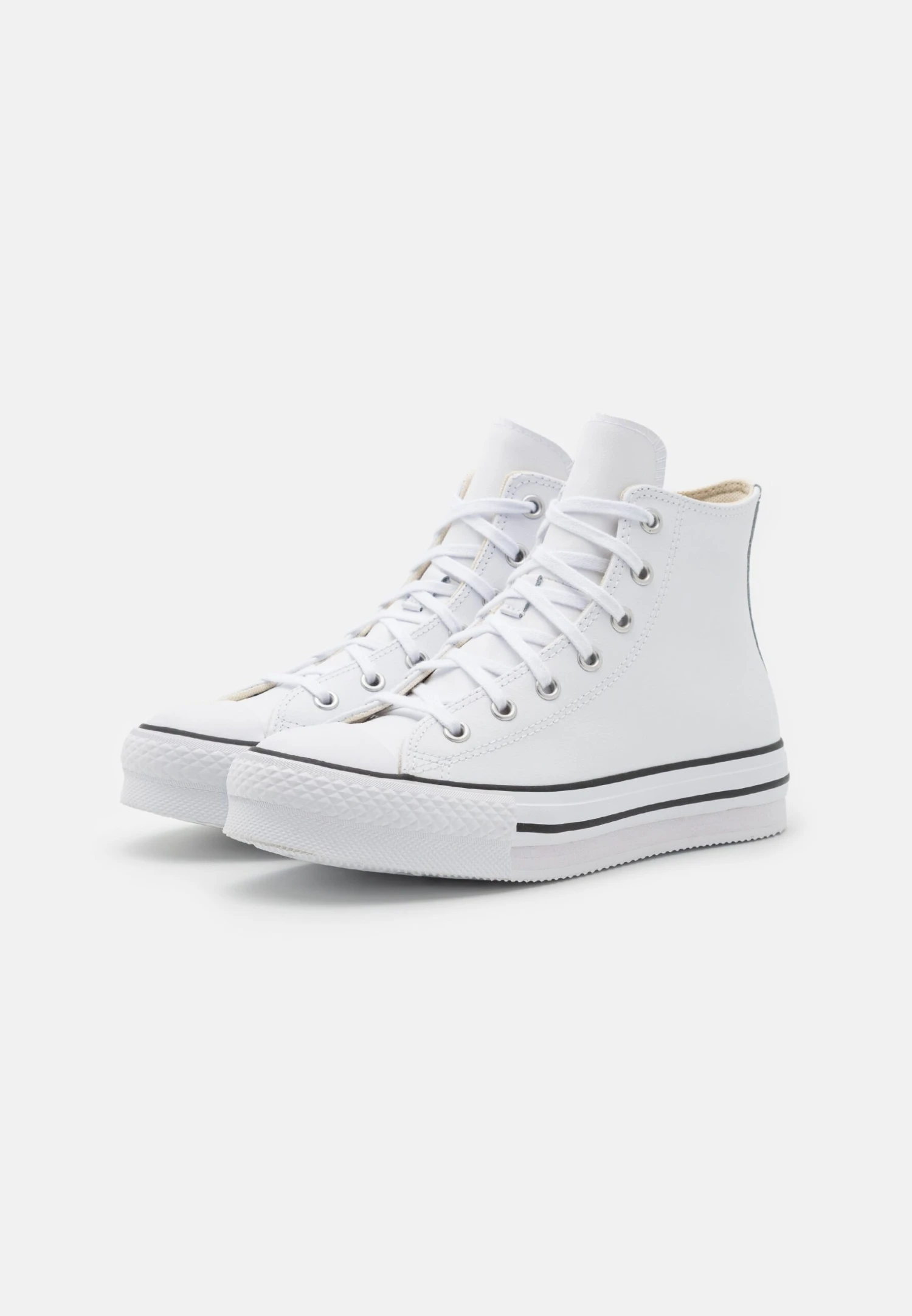 Converse Chuck Taylor All Star Lift Platform Sneakers AlteWhite/Natural Ivory/Black Bambini Sneakers CO416D0M3-A11 2 Converse Chuck Taylor All Star Lift Platform Sneakers AlteWhite/Natural Ivory/Black Bambini Sneakers CO416D0M3-A11 - immagine 2