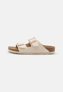 Birkenstock Arizona Tex Unisex - Pantofole - Eggshell