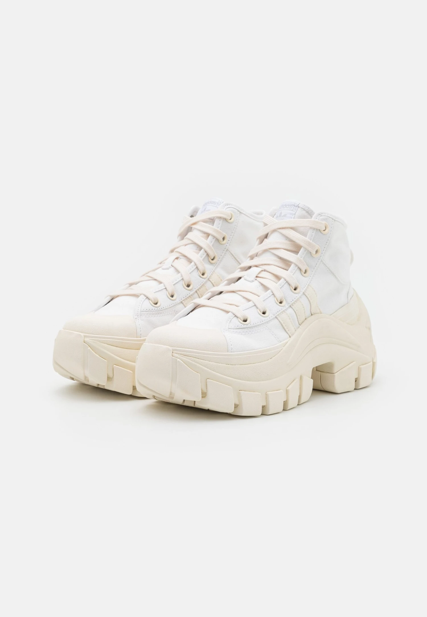 Adidas Originals Nizza Hi Xy22 UnisexSneakers AlteFootwear White/Chalk White/Grey Two Uomo Scarpe AD115N032-A11 2 Adidas Originals Nizza Hi Xy22 UnisexSneakers AlteFootwear White/Chalk White/Grey Two Uomo Scarpe AD115N032-A11 - immagine 2