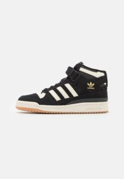 Adidas Originals Forum Mid UnisexSneakers AlteCore Black/Cream White Uomo Scarpe AD115N03H-Q11