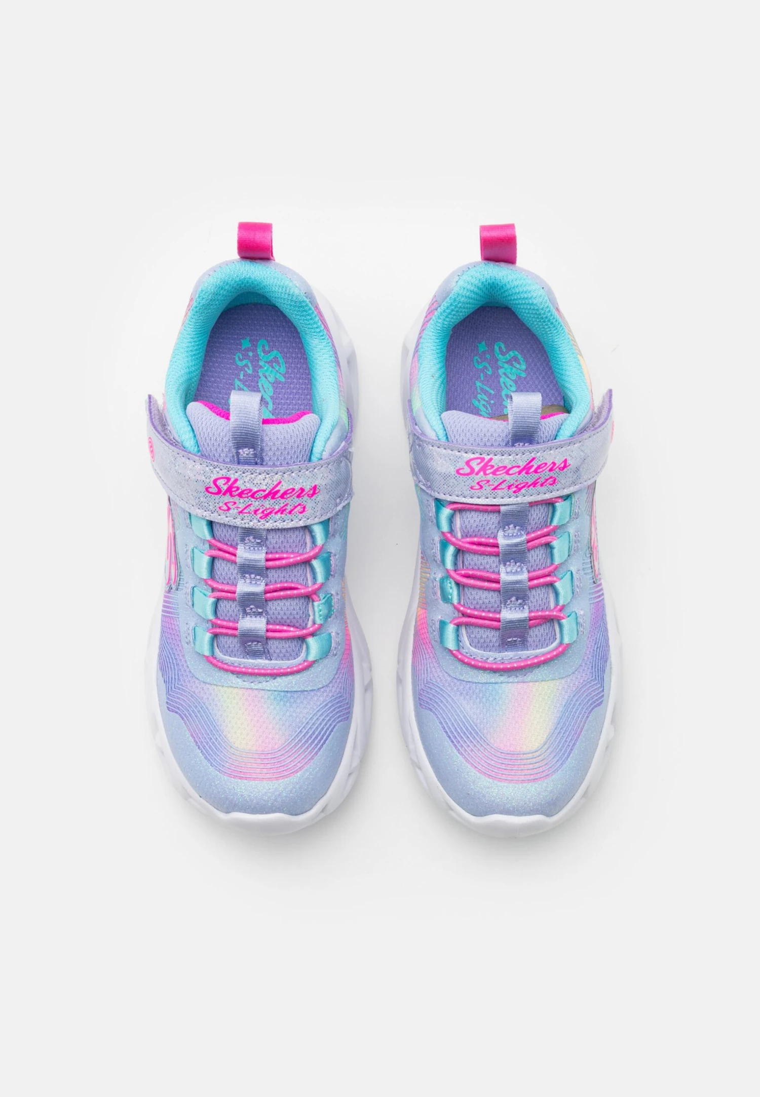 Skechers Bungee & Strap Sparkle Mesh Er W/ Glitter OverlaysSneakers BasseLavender/Multi Trim Bambini Scarpe SK113D0JN-I11 4 Skechers Bungee & Strap Sparkle Mesh Er W/ Glitter OverlaysSneakers BasseLavender/Multi Trim Bambini Scarpe SK113D0JN-I11 - immagine 4