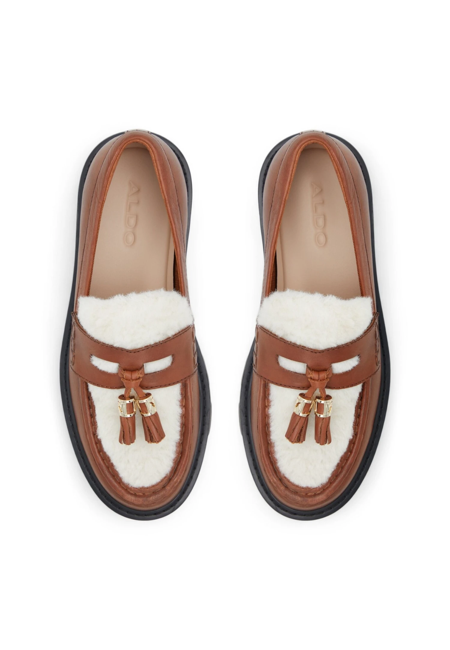 Aldo Loafers Ola Pillow Walk - Scarpe Senza Lacci - Cognac 3 Aldo Loafers Ola Pillow Walk - Scarpe Senza Lacci - Cognac - immagine 3