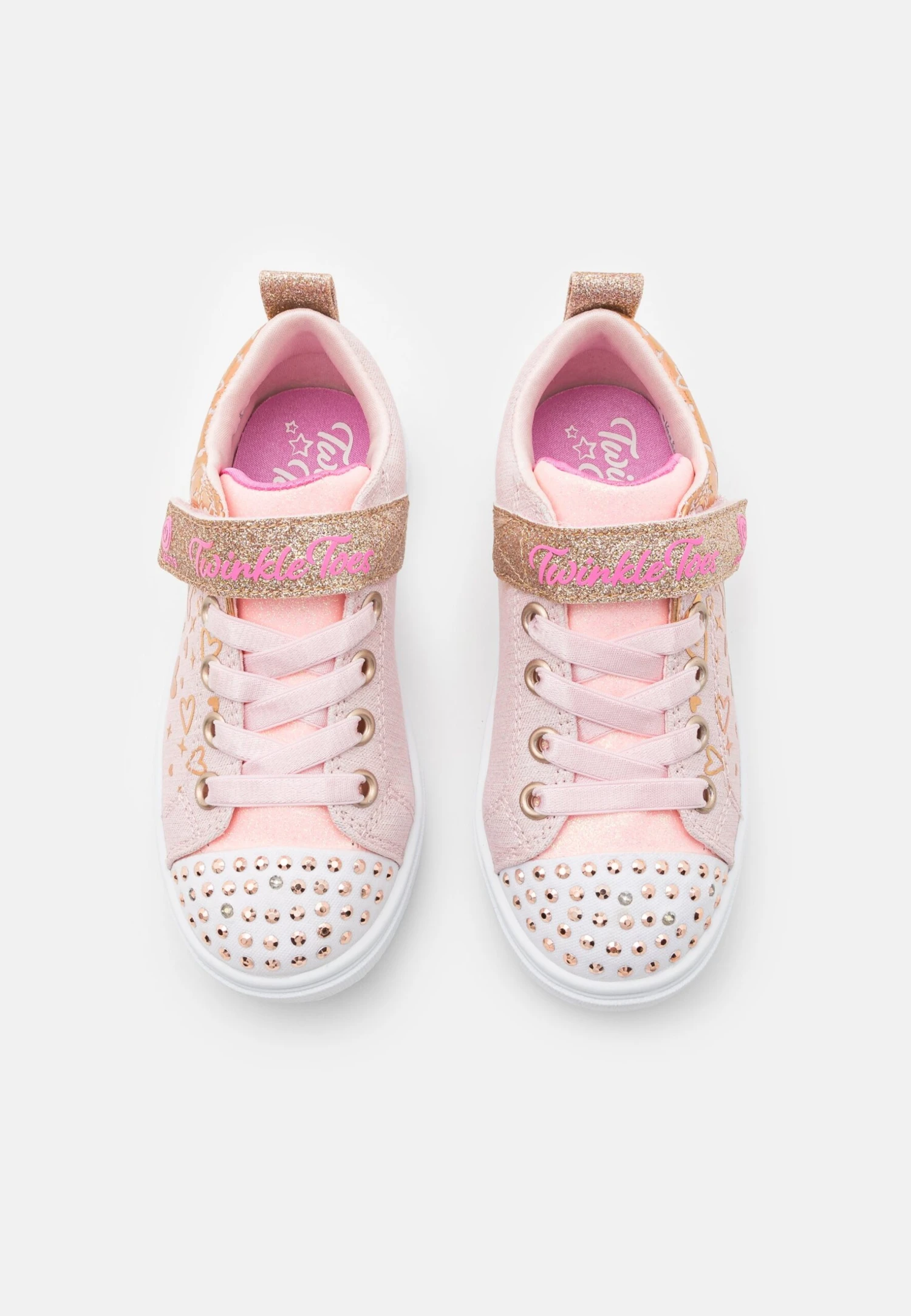 Skechers Twinkle SparksSneakers BasseLight Pink/Rose Gold Bambini Scarpe SK113D0H9-J11 4 Skechers Twinkle SparksSneakers BasseLight Pink/Rose Gold Bambini Scarpe SK113D0H9-J11 - immagine 4