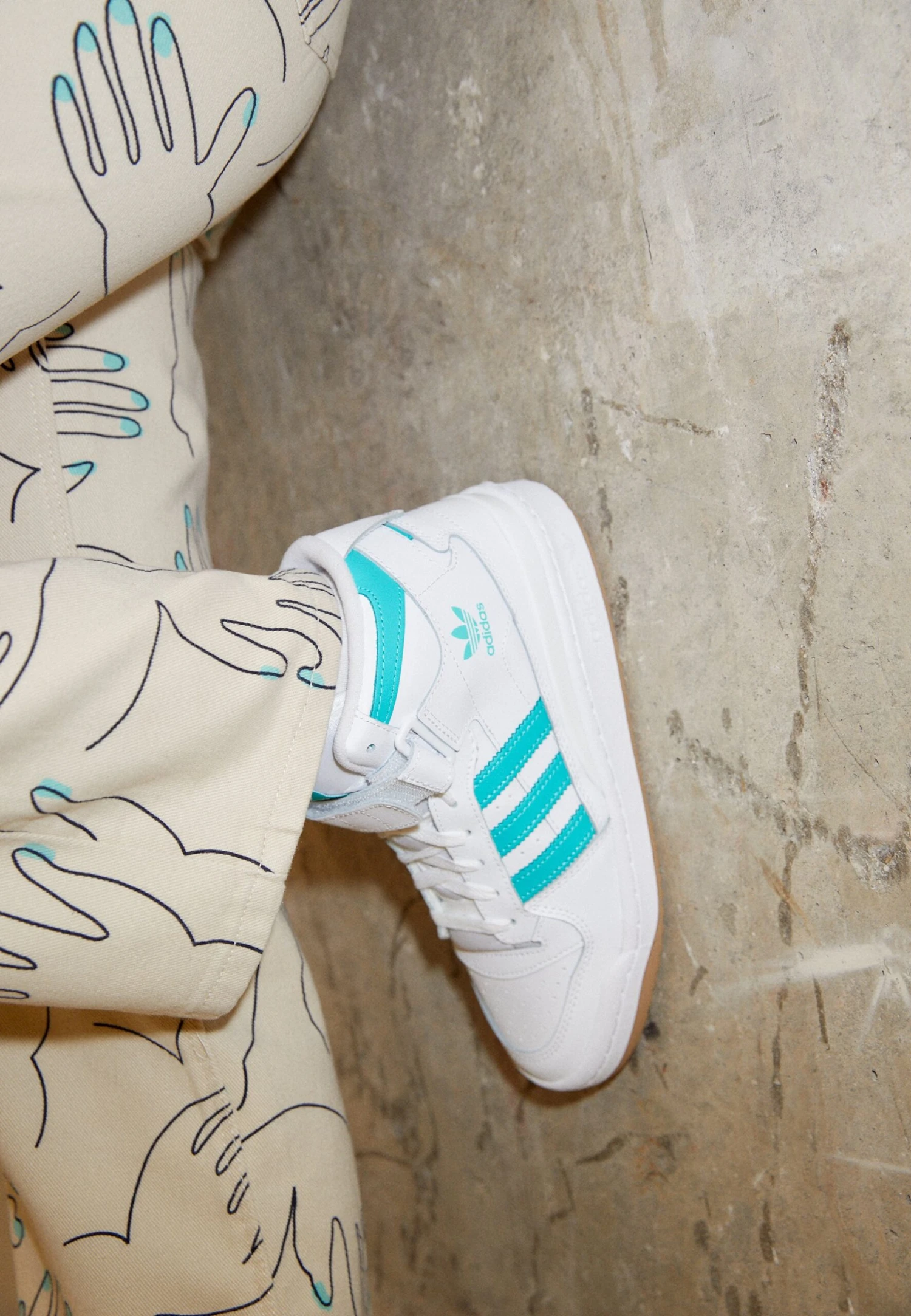Adidas Originals Forum MidSneakers AlteFootwear White/Mint Rush/Gum Donna Scarpe AD111A1SF-A13 2 Adidas Originals Forum MidSneakers AlteFootwear White/Mint Rush/Gum Donna Scarpe AD111A1SF-A13 - immagine 2
