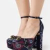 Kurt Geiger London Kensington Platform - Scarpe Con Plateau - Blue
