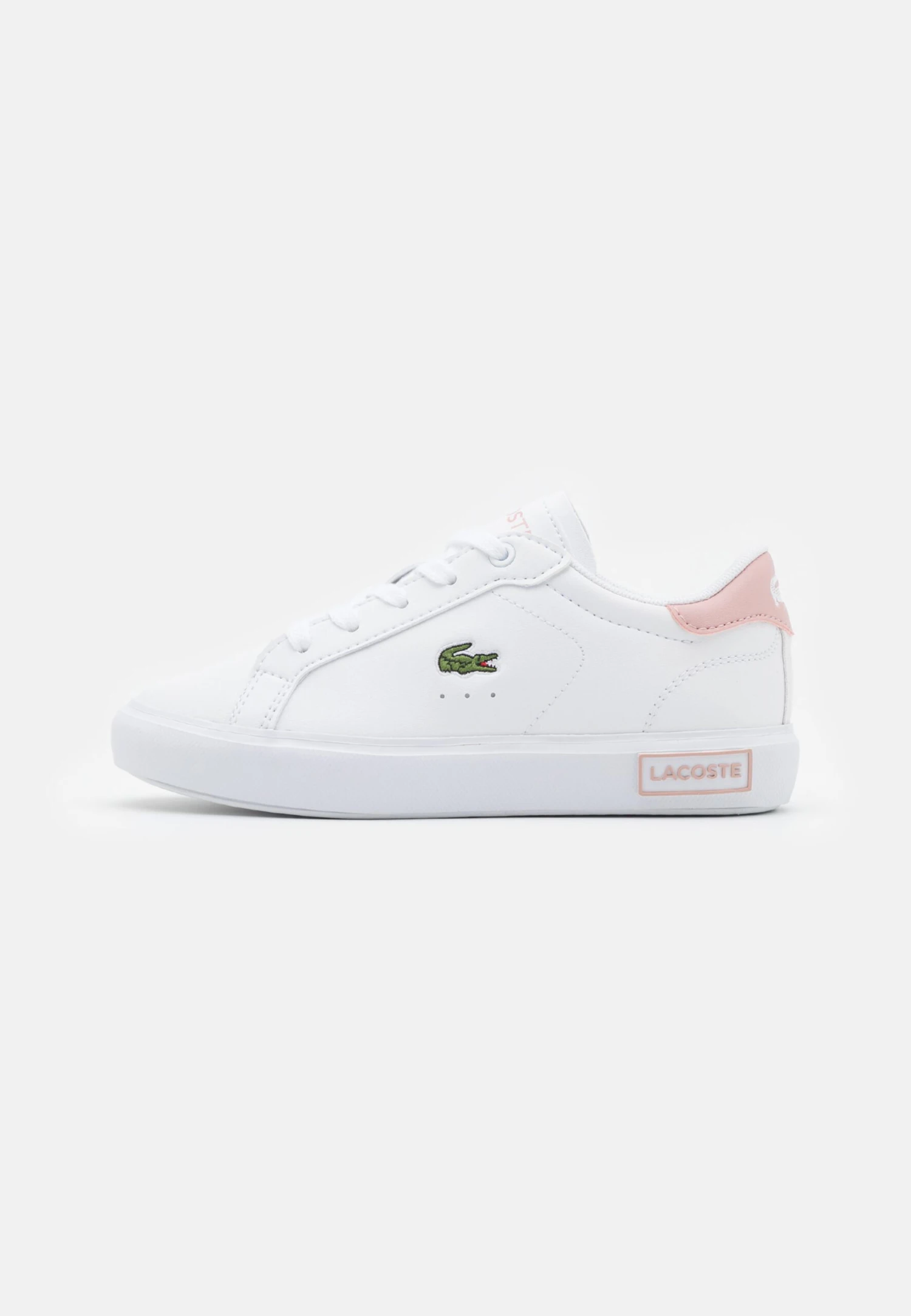Lacoste PowercourtSneakers BasseWhite/Light Pink Bambini Sneakers LA213D02V-A11 1 Lacoste PowercourtSneakers BasseWhite/Light Pink Bambini Sneakers LA213D02V-A11