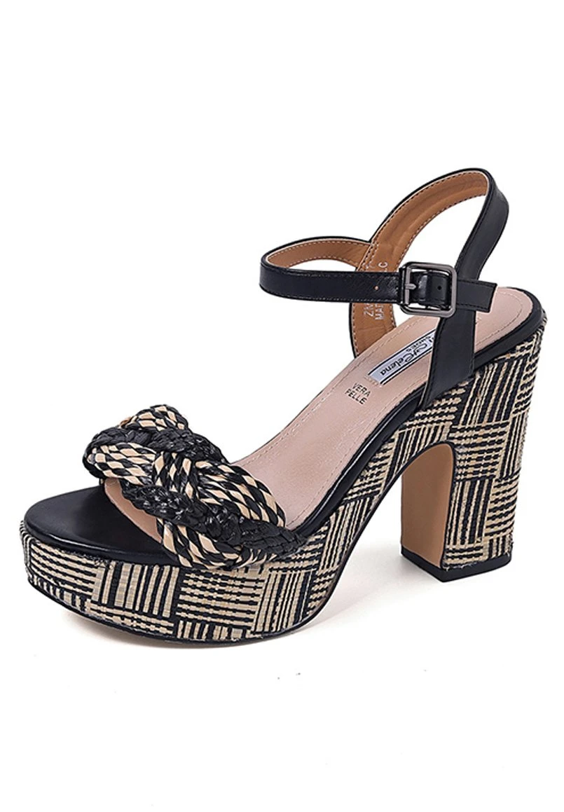 Sandali Con PlateauNero Donna Tacchi Alti QUL11A0AS-Q11 4 Sandali Con PlateauNero Donna Tacchi Alti QUL11A0AS-Q11 - immagine 4