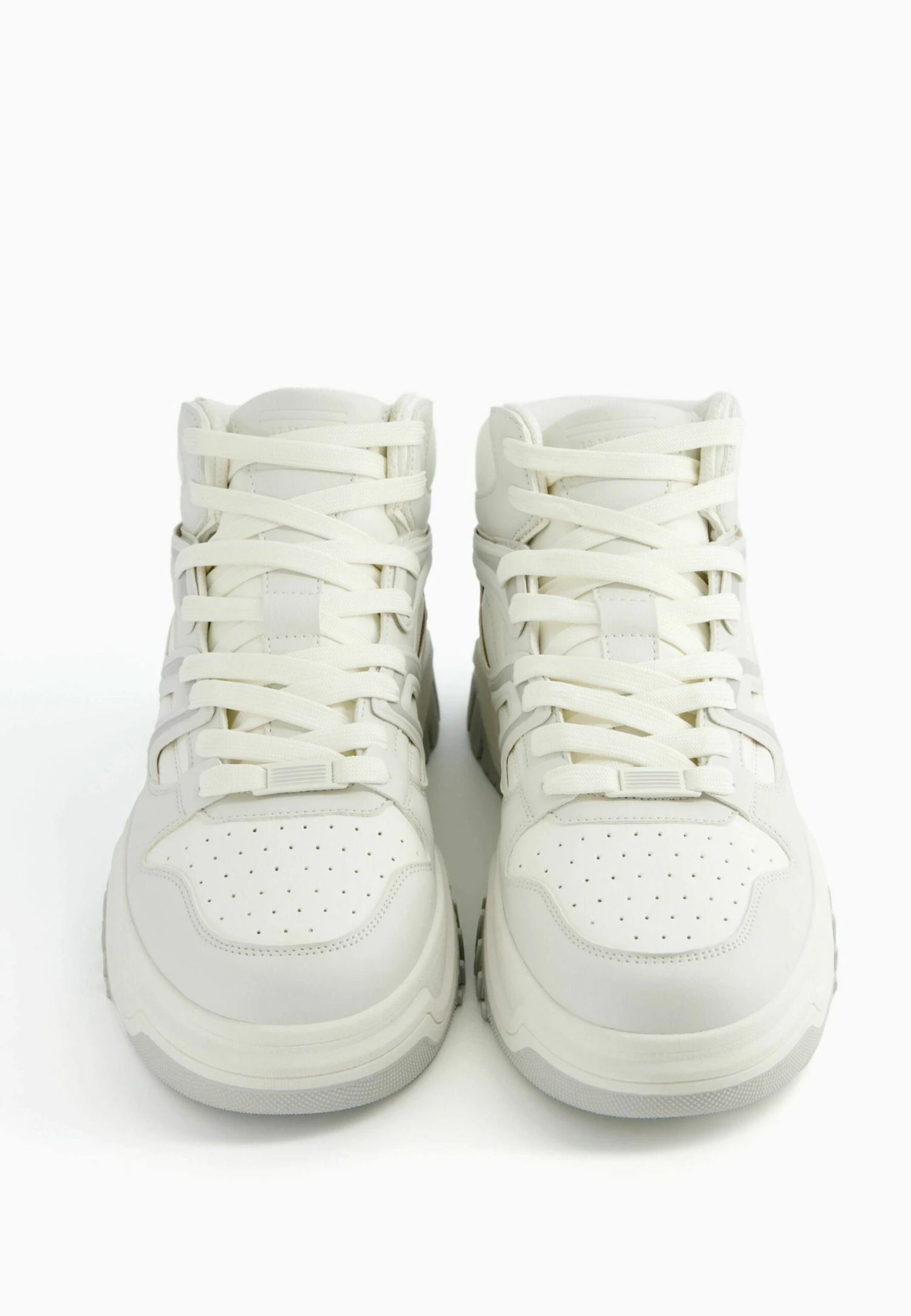 BERSHKA Multi Layer Basketball - Sneakers Alte - Grey 3 BERSHKA Multi Layer Basketball - Sneakers Alte - Grey - immagine 3