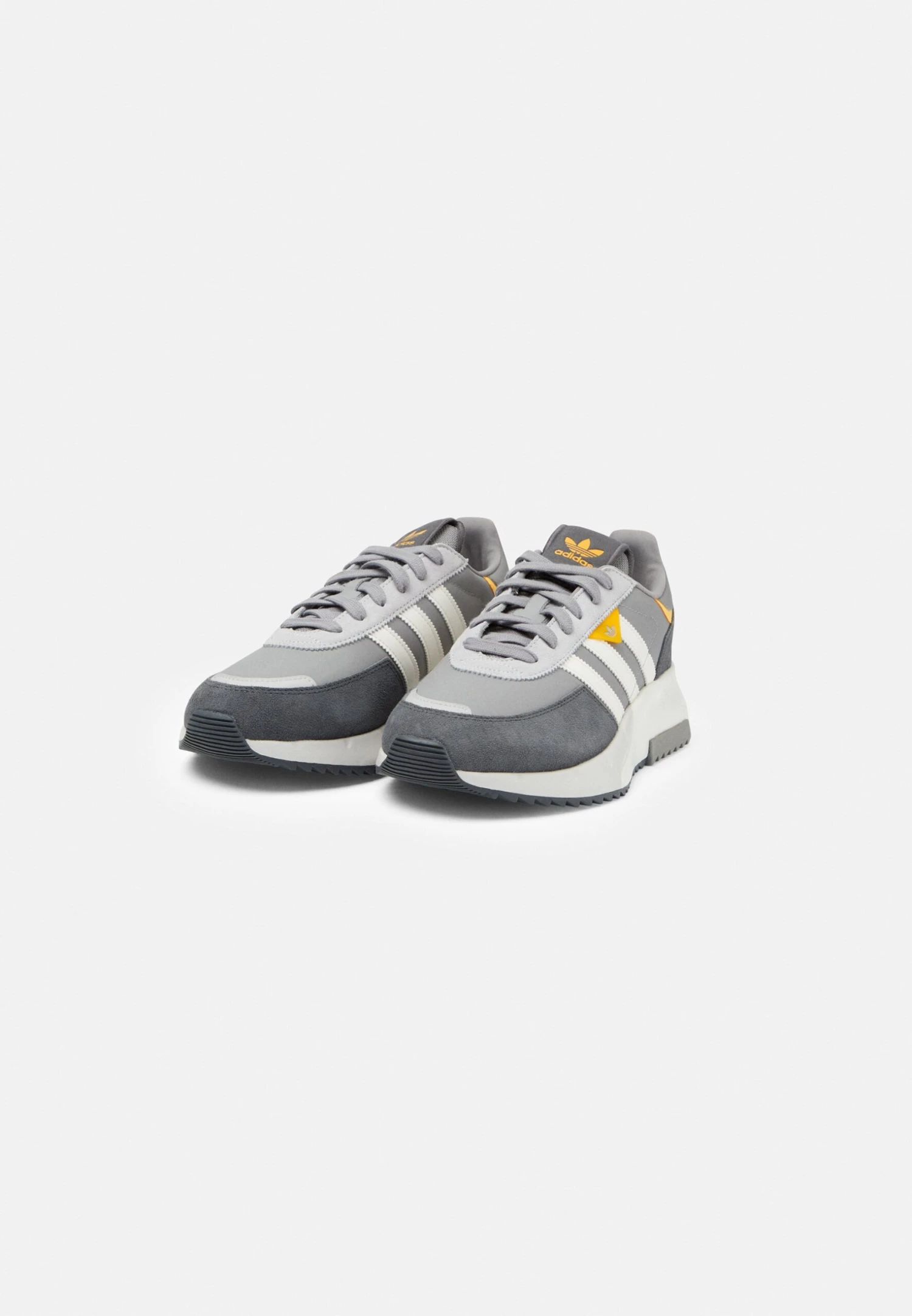 Adidas Originals Retropy F2 UnisexSneakers BasseSolid Grey/Core White/Solar Gold Uomo Scarpe AD115O1GR-C12 2 Adidas Originals Retropy F2 UnisexSneakers BasseSolid Grey/Core White/Solar Gold Uomo Scarpe AD115O1GR-C12 - immagine 2
