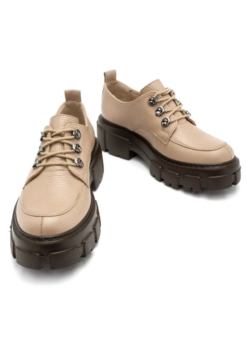 StringateBeżowy Y Donna Scarpe Piatte RY111E066-B11 6 StringateBeżowy Y Donna Scarpe Piatte RY111E066-B11 - immagine 6