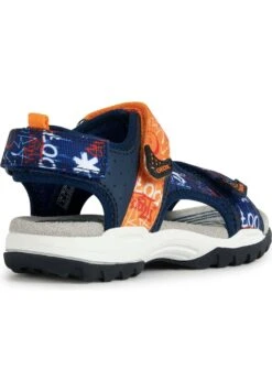 Geox J Borealis Sandali Da TrekkingNavy/Orange Bambini Sandali GE114G05H-K12 -Chic Scarpe Negozio 50fe307283244b9181300f7d0f1a30e0