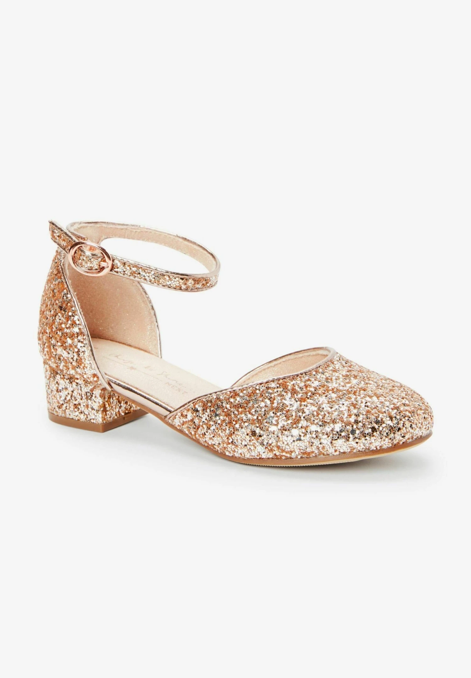 Next Occasion Heel ShoesBallerine Con CinturinoRose Gold Glitter Bambini Ballerine NX313A0AF-F11 2 Next Occasion Heel ShoesBallerine Con CinturinoRose Gold Glitter Bambini Ballerine NX313A0AF-F11 - immagine 2