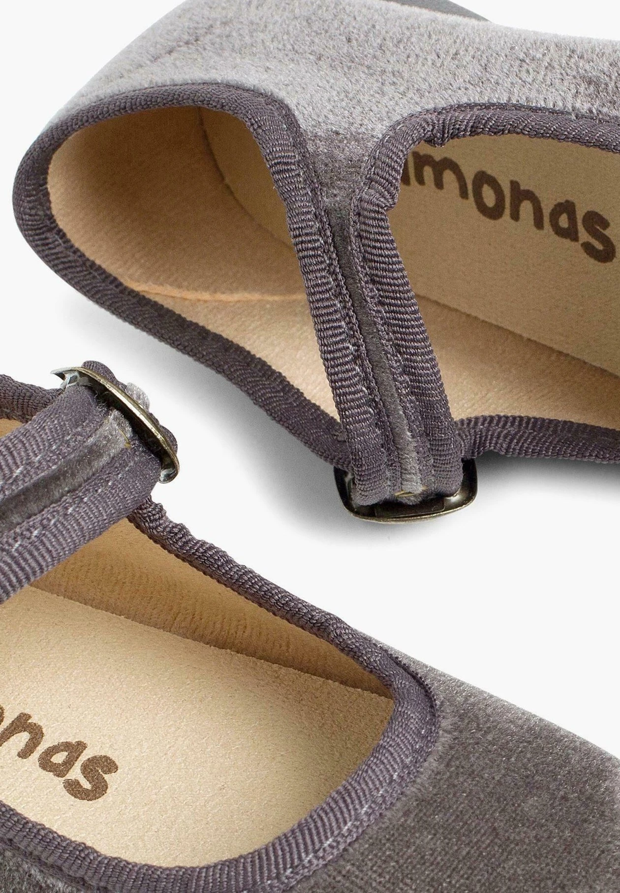 Merceditas- Ballerine Con Cinturino - Gris 6 Merceditas- Ballerine Con Cinturino - Gris - immagine 6