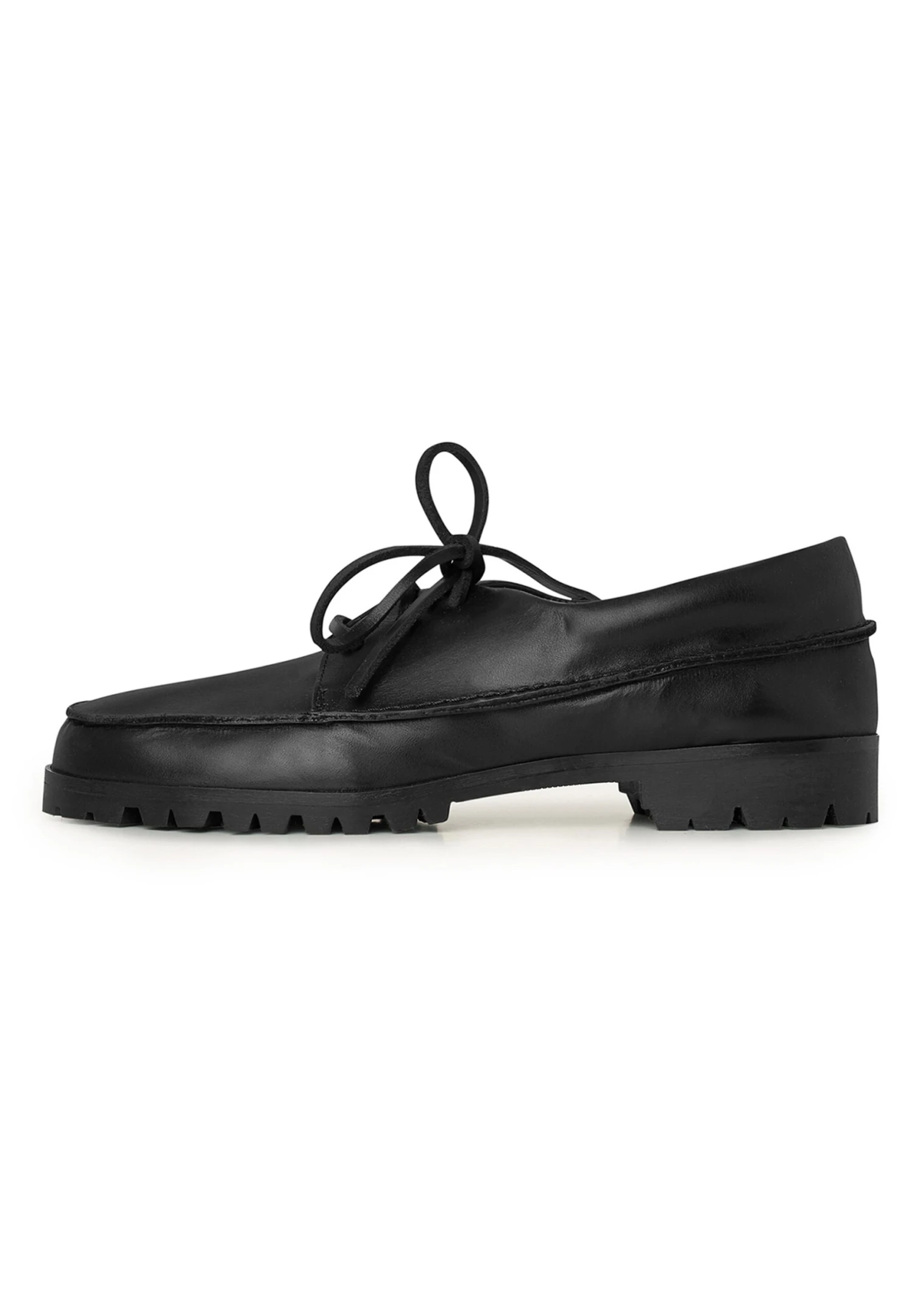 Tefer MoccasinsStringateRustic Black Donna Scarpe Piatte B4G11E001-Q11 4 Tefer MoccasinsStringateRustic Black Donna Scarpe Piatte B4G11E001-Q11 - immagine 4