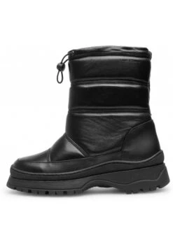 Chic Scarpe Negozio 15 Stivali Da Neve Black Leather Donna Stivali L2Q11X000-Q11