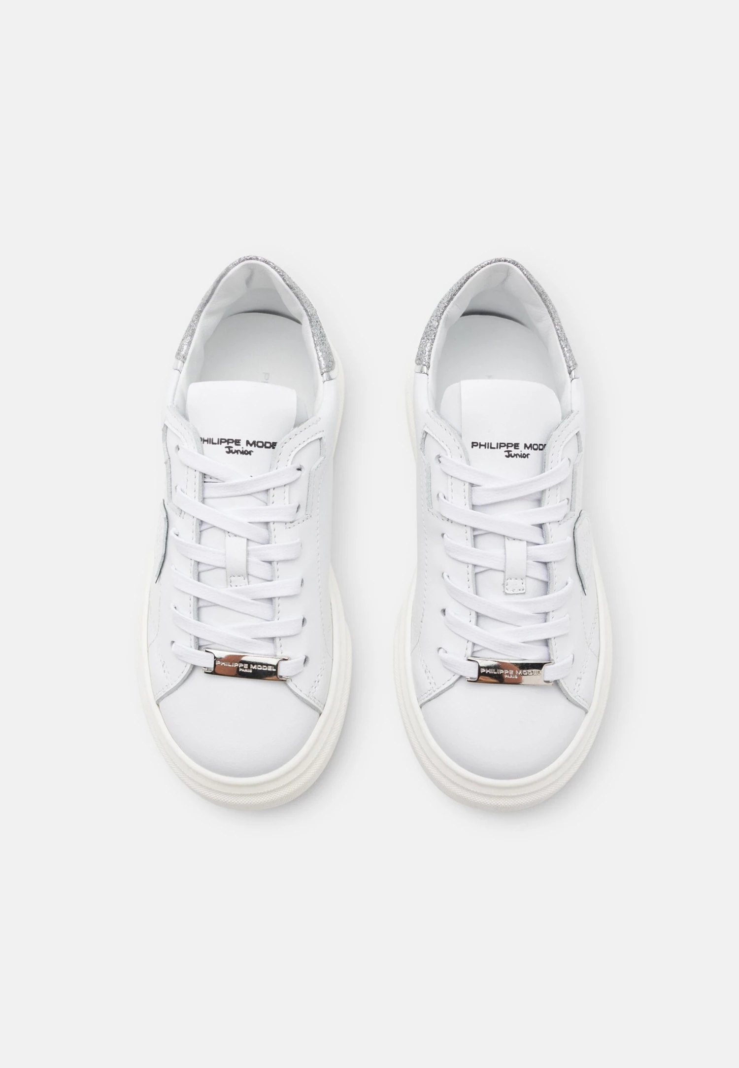 Philippe Model Unisex - Sneakers Basse - White/Silver 4 Philippe Model Unisex - Sneakers Basse - White/Silver - immagine 4