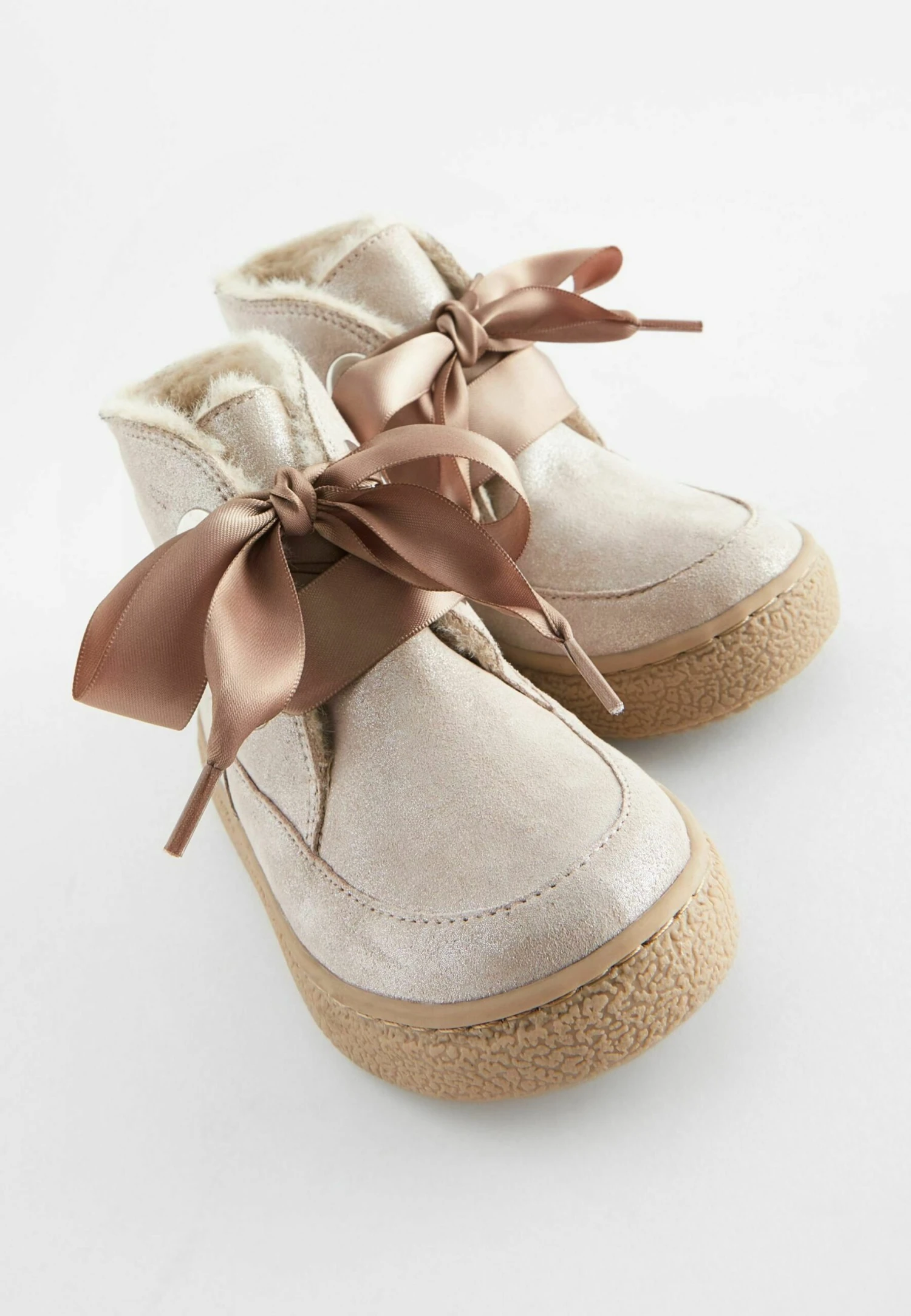 Next Lace-Up Ankle- Scarpe Primi Passi - Pink Sparkle 2 Next Lace-Up Ankle- Scarpe Primi Passi - Pink Sparkle - immagine 2