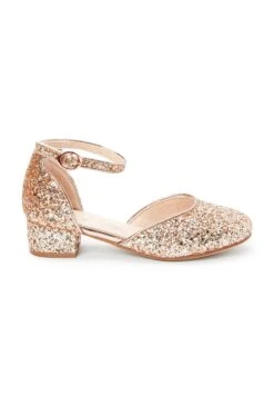 Next Occasion Heel ShoesBallerine Con CinturinoRose Gold Glitter Bambini Ballerine NX313A0AF-F11