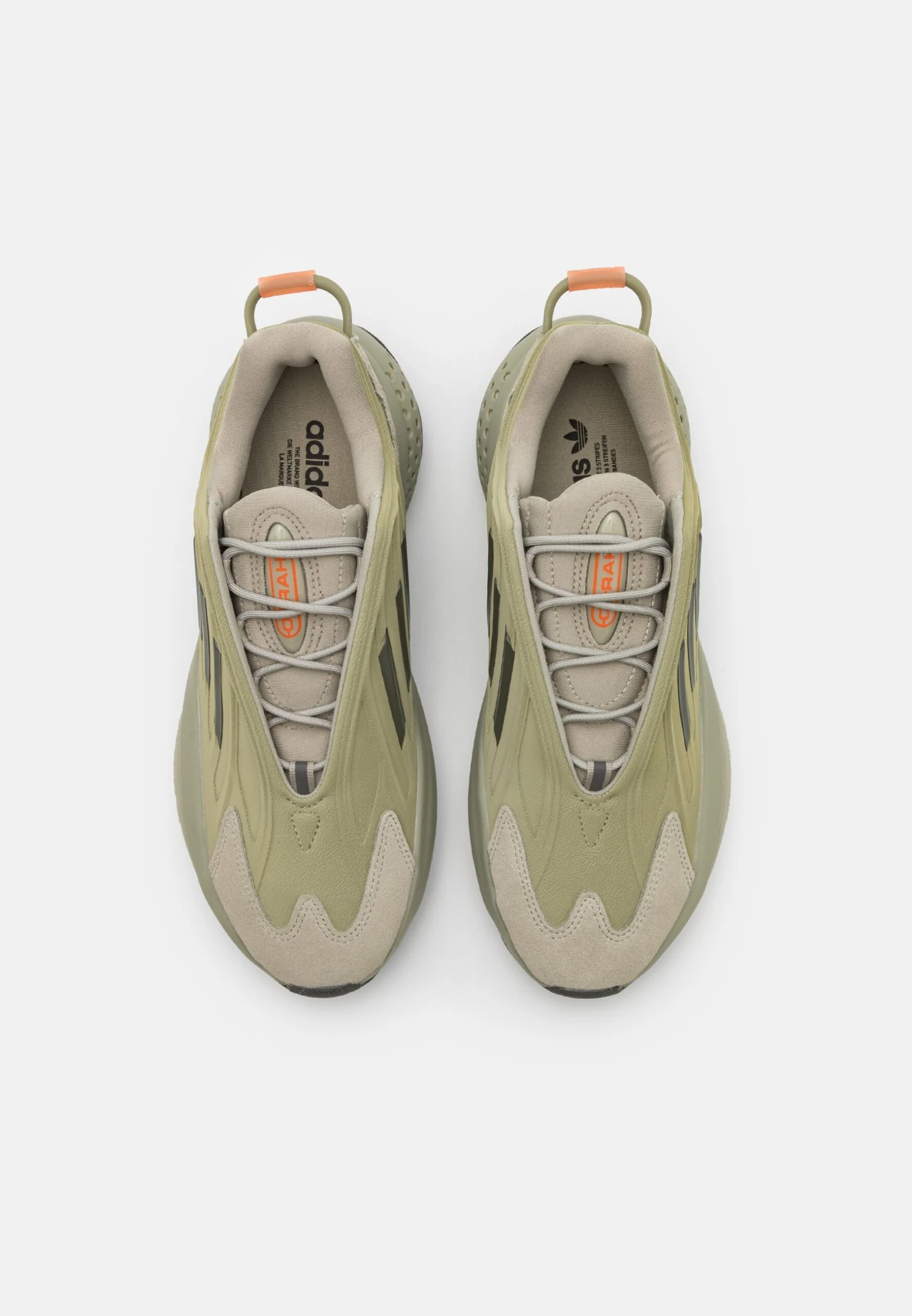 Adidas Originals Ozrah UnisexSneakers BasseOrbit Green/Feather Grey/Shadow Olive Uomo Scarpe AD115O1FP-N11 4 Adidas Originals Ozrah UnisexSneakers BasseOrbit Green/Feather Grey/Shadow Olive Uomo Scarpe AD115O1FP-N11 - immagine 4