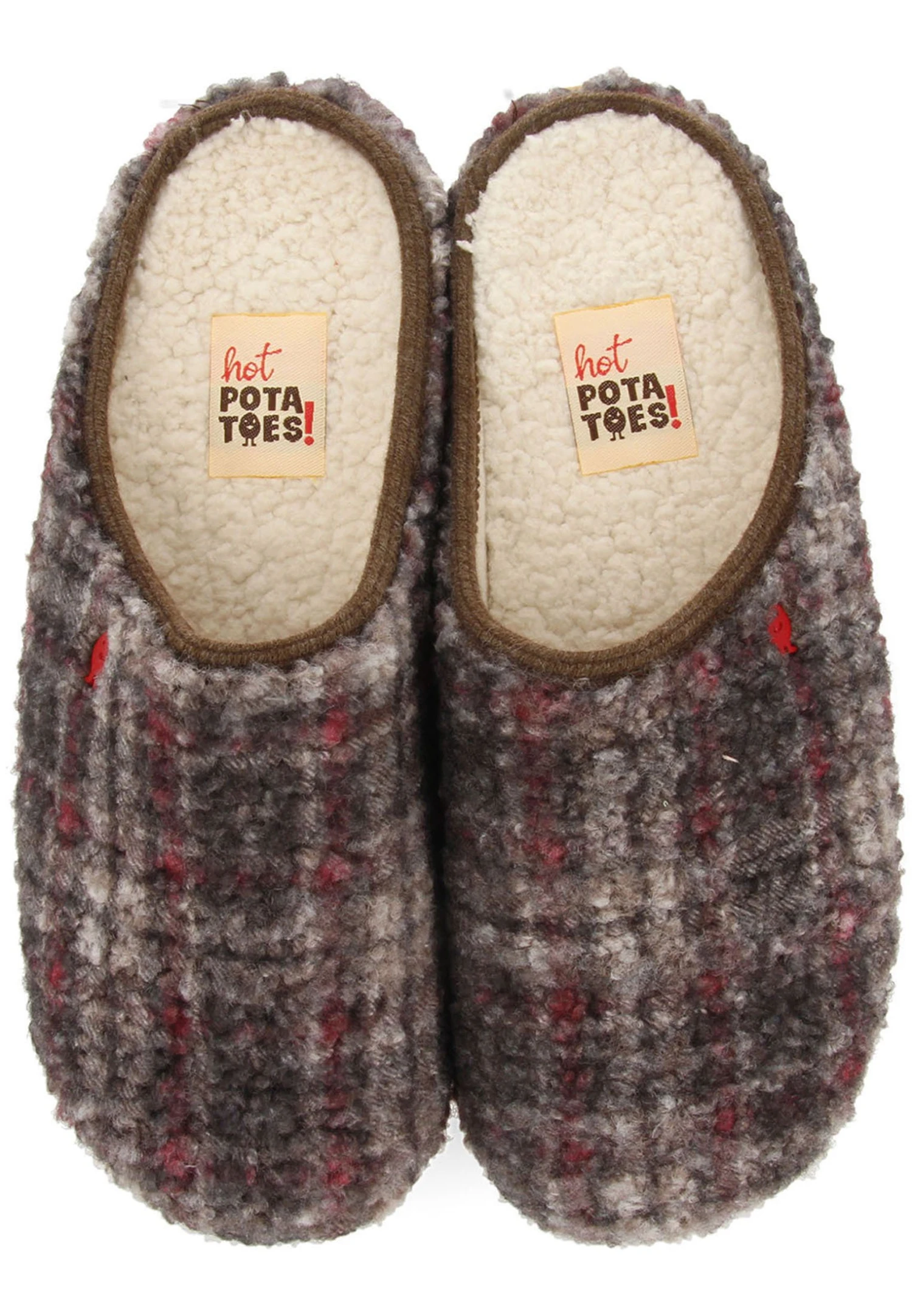 Hot Potatoes PantofoleBrown Uomo Pantofole H1U12I00D-O11 2 Hot Potatoes PantofoleBrown Uomo Pantofole H1U12I00D-O11 - immagine 2