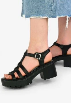 Sandali Con TaccoBlack Donna Tacchi Alti B4A11A00S-Q11