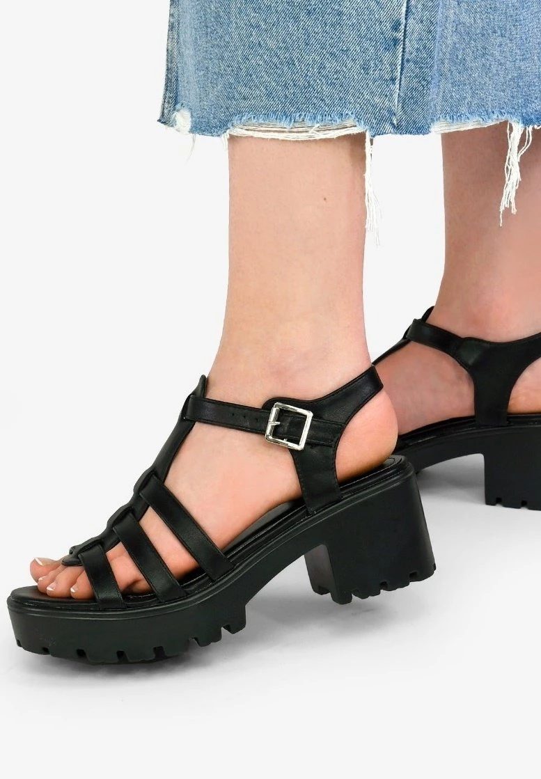 Sandali Con TaccoBlack Donna Tacchi Alti B4A11A00S-Q11 1 Sandali Con TaccoBlack Donna Tacchi Alti B4A11A00S-Q11