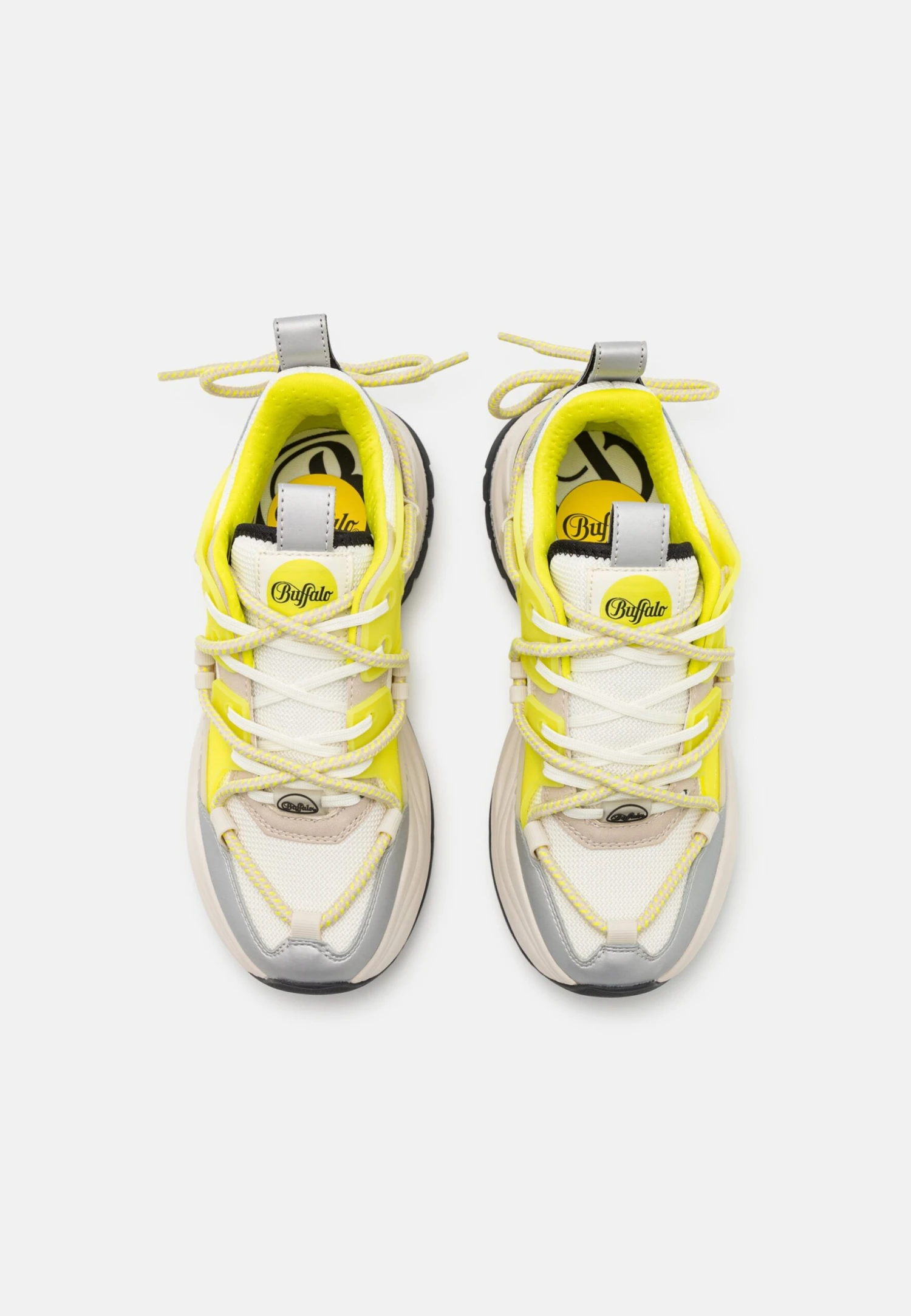 Buffalo Triplet Lace - Sneakers Basse - Cream/Lime 6 Buffalo Triplet Lace - Sneakers Basse - Cream/Lime - immagine 6