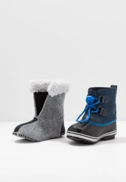 Sorel Childrens Yoot Pac UnisexStivali Da Neve Collegiate Navy/Super Blue Bambini Stivali SO616K014-K11 -Chic Scarpe Negozio 6d2b0ca5a91d480f8812dc6dd256cca6