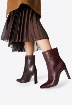 Stivaletti Con Tacco - Merlot