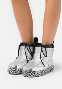 LOVE MOSCHINO Stivali Da Neve Argento Donna Stivali LO911X01K-D11