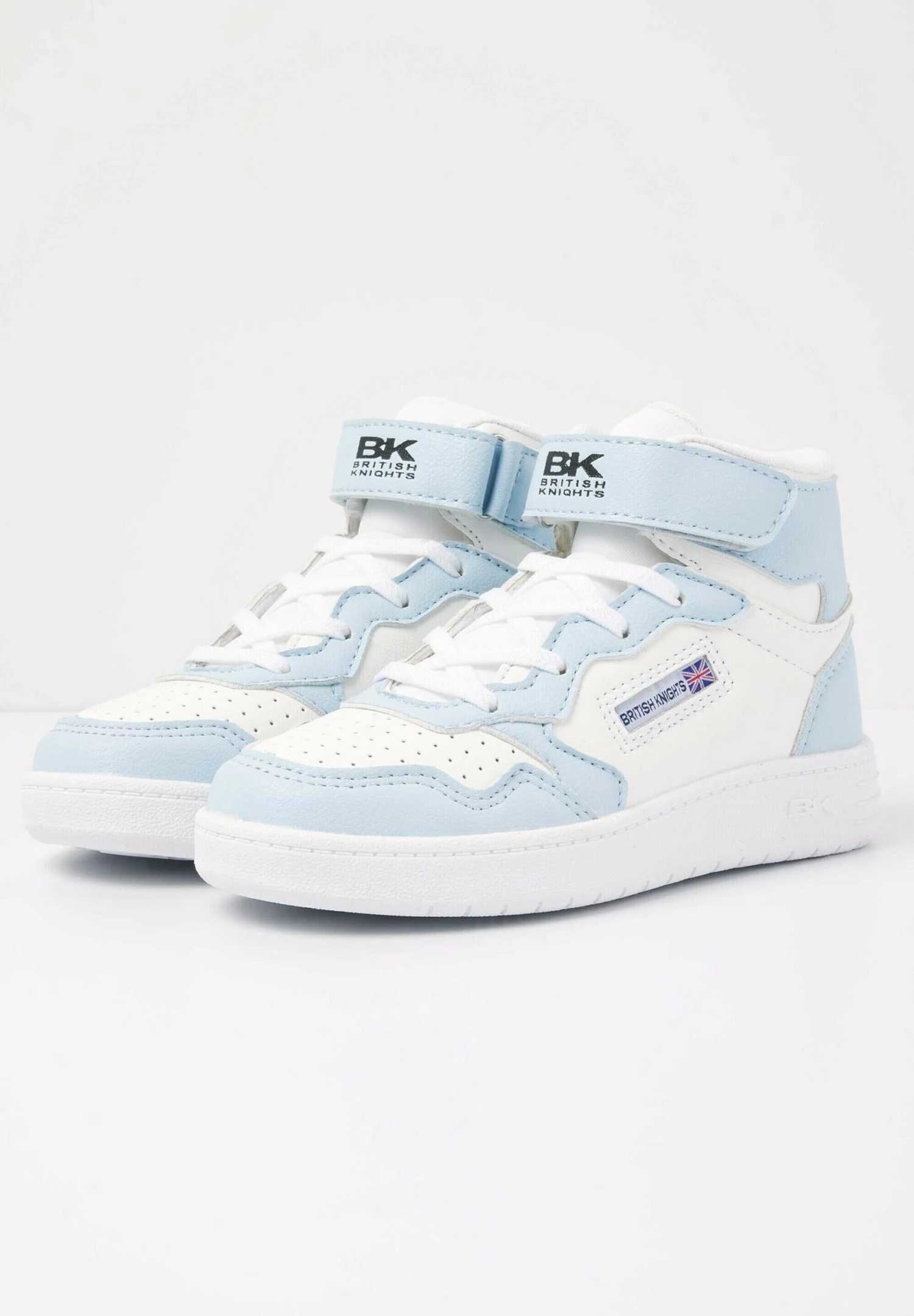 British Knights Noors MidSneakers AlteWhite Lt Blue Bambini Sneakers B2413D056-K11 2 British Knights Noors MidSneakers AlteWhite Lt Blue Bambini Sneakers B2413D056-K11 - immagine 2