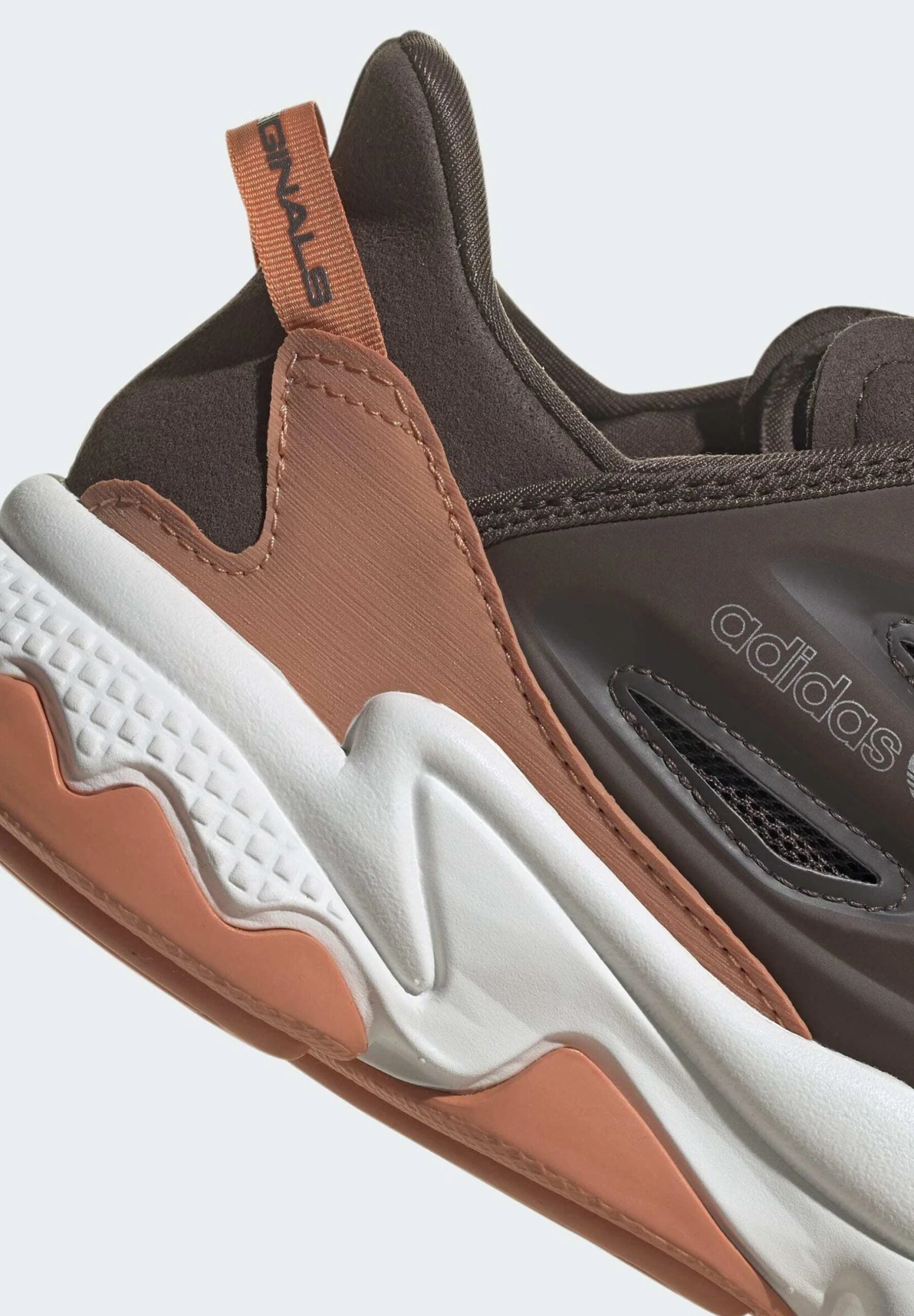 Adidas Originals Ozweego Celox UnisexSneakers BasseBrown Hazy Copper Core White Uomo Scarpe AD115O0VI-O12 7 Adidas Originals Ozweego Celox UnisexSneakers BasseBrown Hazy Copper Core White Uomo Scarpe AD115O0VI-O12 - immagine 7