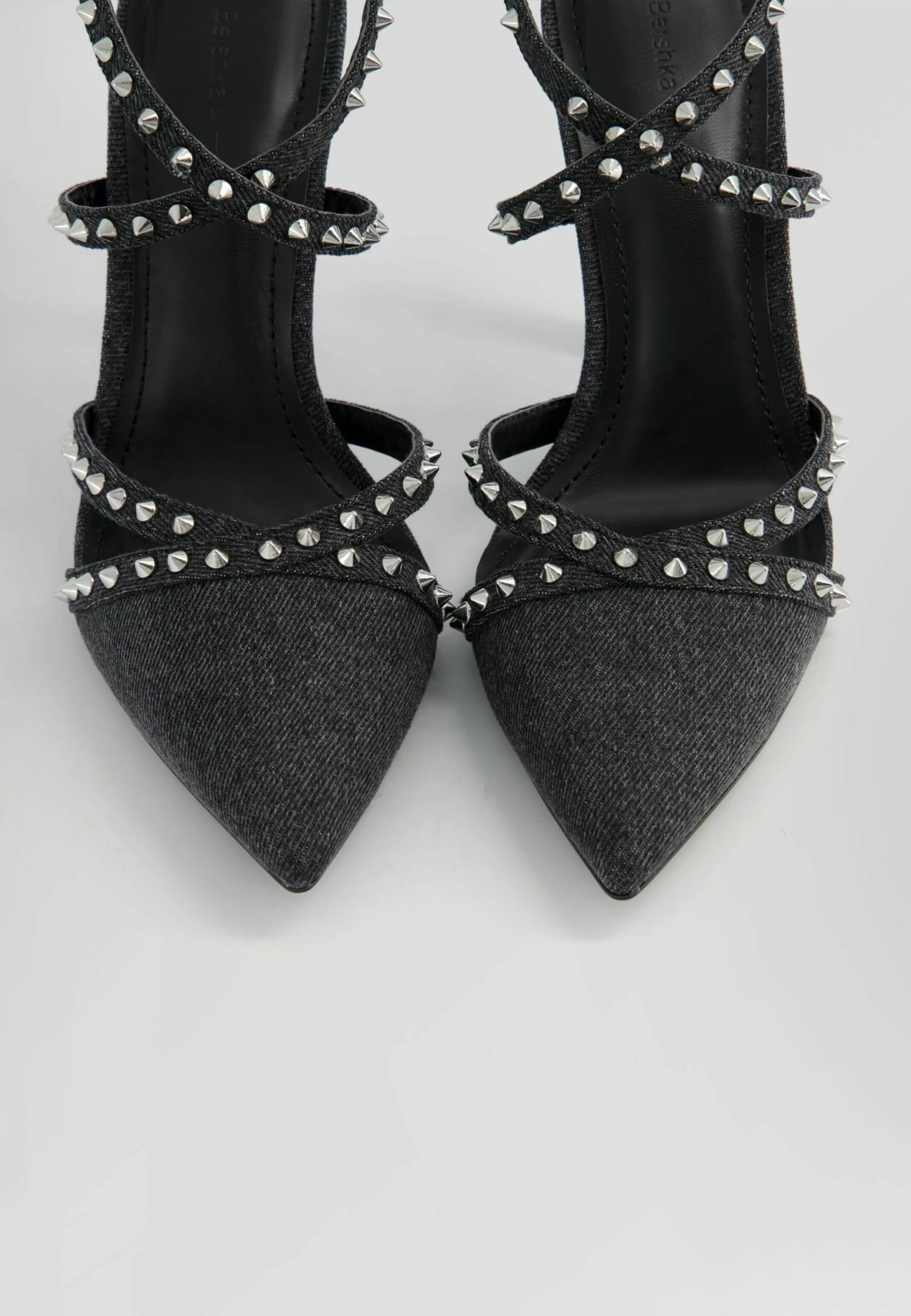 BERSHKA Studded - Decolleté - Black 6 BERSHKA Studded - Decolleté - Black - immagine 6