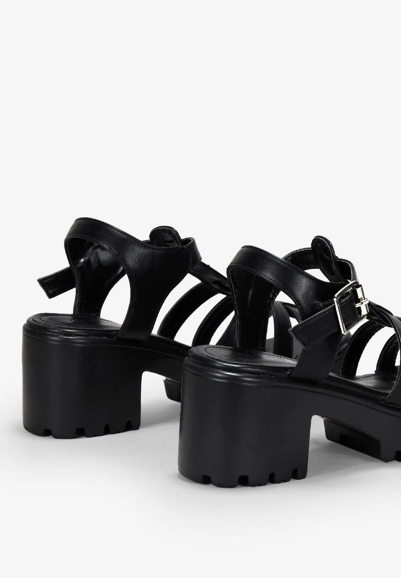 Sandali Con TaccoBlack Donna Tacchi Alti B4A11A00S-Q11 4 Sandali Con TaccoBlack Donna Tacchi Alti B4A11A00S-Q11 - immagine 4