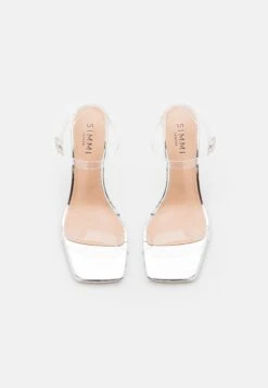 Noana 1 - Sandali Con Tacco - Silver -Chic Scarpe Negozio 806713c96d9344d4957a6a6bd39ce942