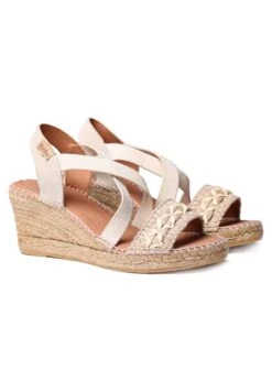Toni Pons Susa-Bn - Sandali Con Zeppa - Natural -Chic Scarpe Negozio 81ba37c4ece44574914c8532f5aab312