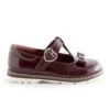 Next Bow T-Bar Shoesfit (F)Scarpe Primi PassiPlum Purple Patent Bambini Ballerine NX313A0BR-I11